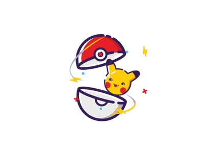 Pikachu in Pokeball